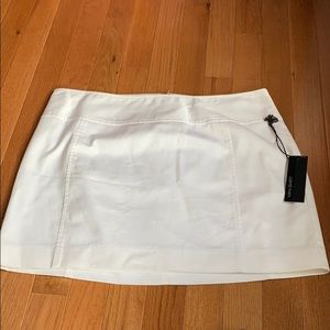 Express white mini skirt